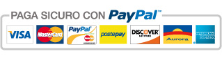 paga le carte di credito con circuito sicuro PayPal 