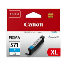 Cartuccia Inchiostro Canon CLI-571XL Ciano 0332C001 Cartuccia Inchiostro Canon CLI-571XL Ciano 0332C001