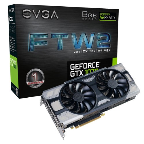 GeForce GTX 1070 FTW2 GAMING 08G-P4-6676-KR