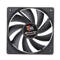 Ventola per case iTek Xtreme Flow 12cm Silenziosa - ITCFL12K Ventola per case iTek Xtreme Flow 12cm Silenziosa - ITCFL12K