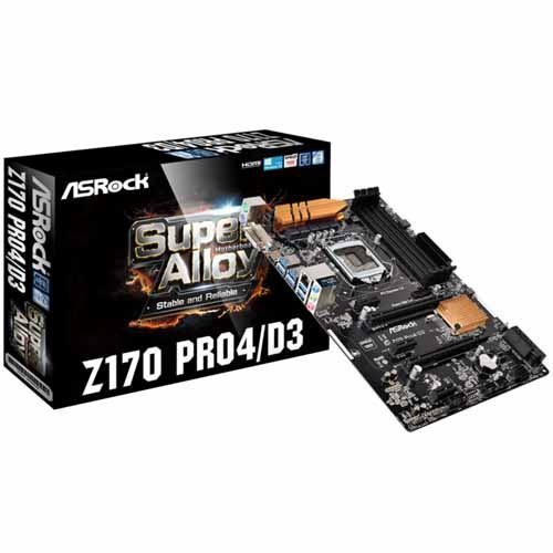 Scheda Madre Asrock Z170 Pro4/D3 Scheda Madre Asrock Z170 Pro4/D3
