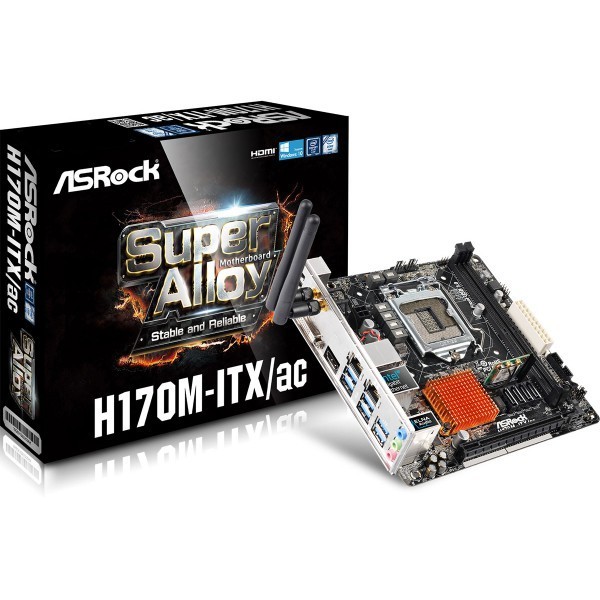 Scheda Madre Asrock H170M-ITX/ac Scheda Madre Asrock H170M-ITX/ac