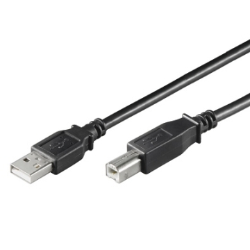 Cavo USB 2.0 A/B M/M 1.80m Nero Cavo USB 2.0 A/B M/M 1.80m Nero