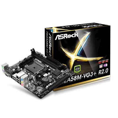 Asrock FM2A58M-VG3+ R2.0 Asrock FM2A58M-VG3+ R2.0