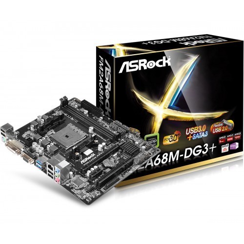 Scheda Madre Asrock FM2A68M-DG3+