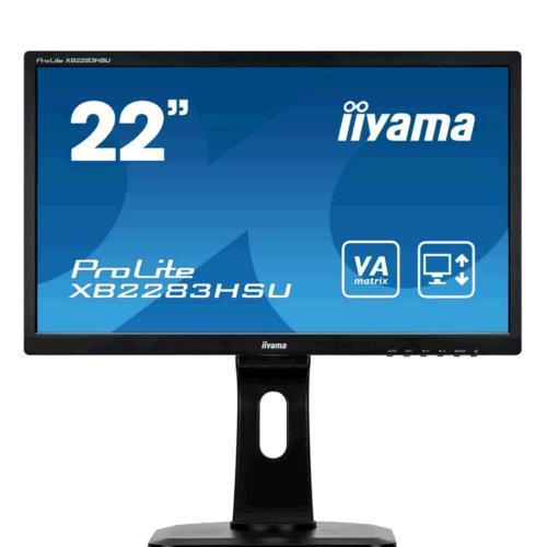 Monitor LED 22" iiyama Prolite X2283HSU-B1DP Monitor LED 22" iiyama Prolite X2283HSU-B1DP