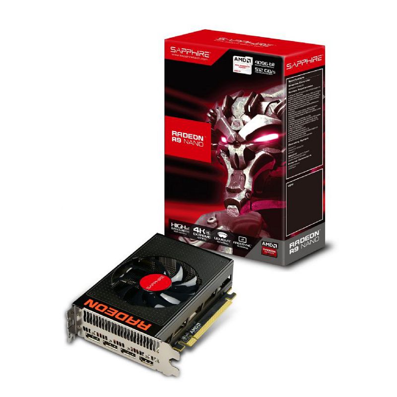 Scheda video Sapphire R9 NANO 4G HBM 21249-00-40G Scheda video Sapphire R9 NANO 4G HBM 21249-00-40G