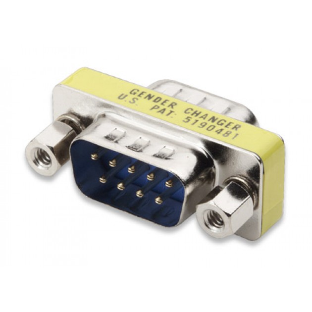 Mini Gender Changer Standard DB 9 poli M/M Mini Gender Changer Standard DB 9 poli M/M