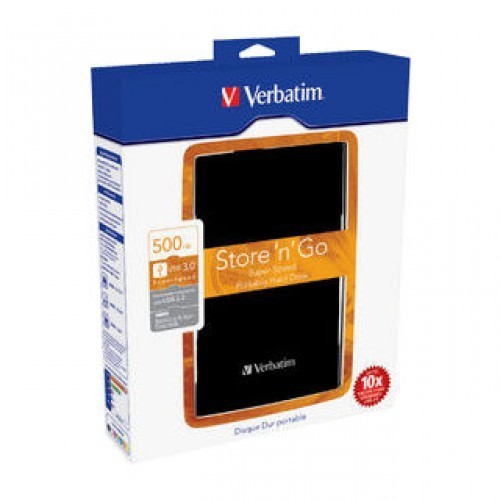 HDD Esterno Verbatim Store N Go 500GB Nero