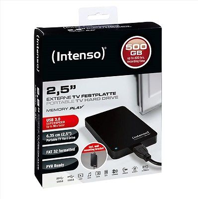 Hard Disk Esterno Intenso Memory Play 500GB 6021430 Hard Disk Esterno Intenso Memory Play 500GB 6021430