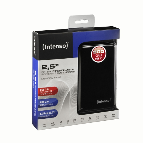 Hard disk Esterno Intenso Memory Case 500GB 6021530 Hard disk Esterno Intenso Memory Case 500GB 6021530