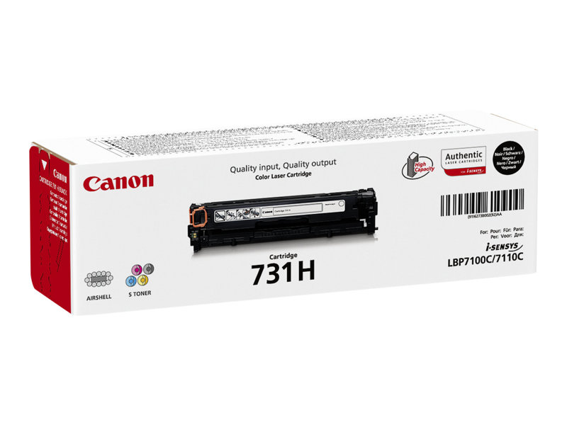 Canon 731 BK H alta capacità Nero 6273B002 Canon 731 BK H alta capacità Nero 6273B002