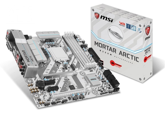 Scheda Madre MSI B250M MORTAR ARCTIC - 7A69-004R Scheda Madre MSI B250M MORTAR ARCTIC - 7A69-004R