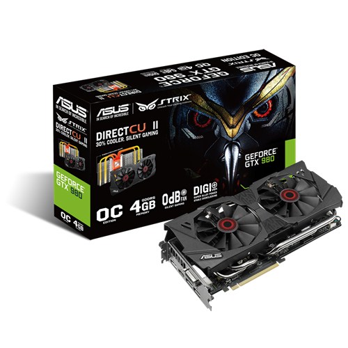 VGA ASUS STRIX-GTX980-DC2OC-4GD5 VGA ASUS STRIX-GTX980-DC2OC-4GD5