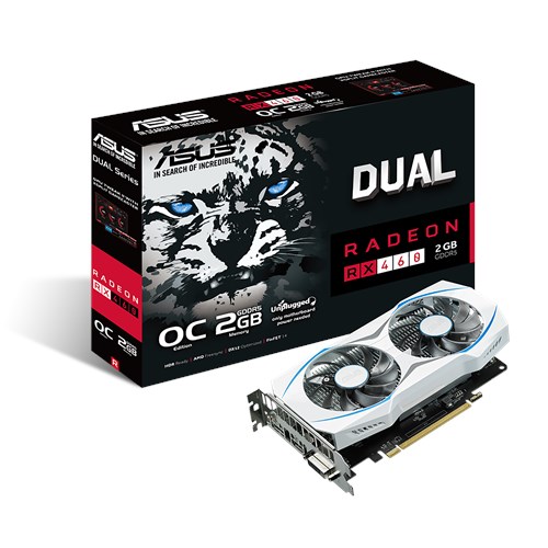 Scheda Video ASUS Dual Serie RX 460-O2G - 90YV09L2-M0NA00