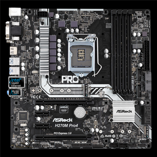 Scheda madre ASRock H270M Pro4 90-MXB3D0-A0UAYZ Scheda madre ASRock H270M Pro4 90-MXB3D0-A0UAYZ