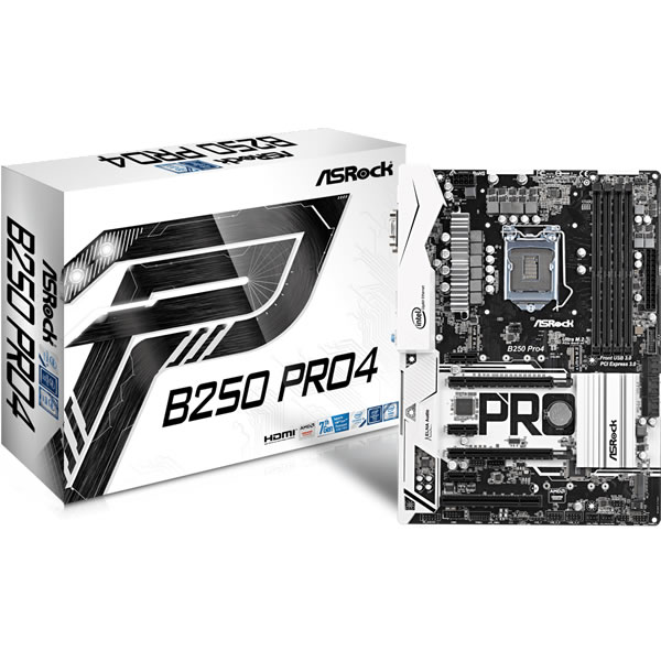Scheda Madre Asrock B250 Pro4 90-MXB3S0-A0UAYZ Scheda Madre Asrock B250 Pro4 90-MXB3S0-A0UAYZ