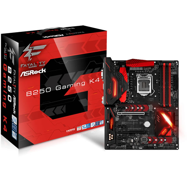 Scheda Madre Asrock Fatal1ty B250 Gaming K4 90-MXB410-A0UAYZ