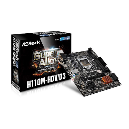 Scheda Madre Asrock H110M DGS R3.0 90-MXB4B0-A0UAYZ Scheda Madre Asrock H110M DGS R3.0 90-MXB4B0-A0UAYZ