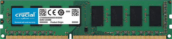 Memoria RAM Crucial 4GB DDR3L-1600 UDIMM - CT51264BD160BJ Memoria RAM Crucial 4GB DDR3L-1600 UDIMM - CT51264BD160BJ