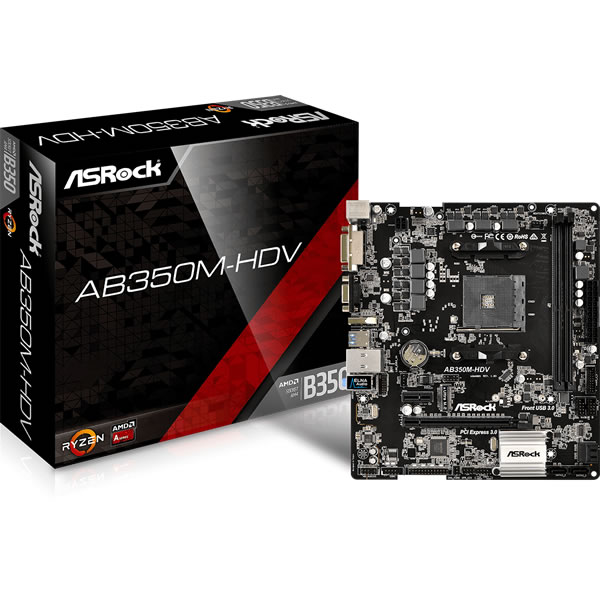 Asrock AB350M 90-MXB580-A0UAYZ Asrock AB350M 90-MXB580-A0UAYZ