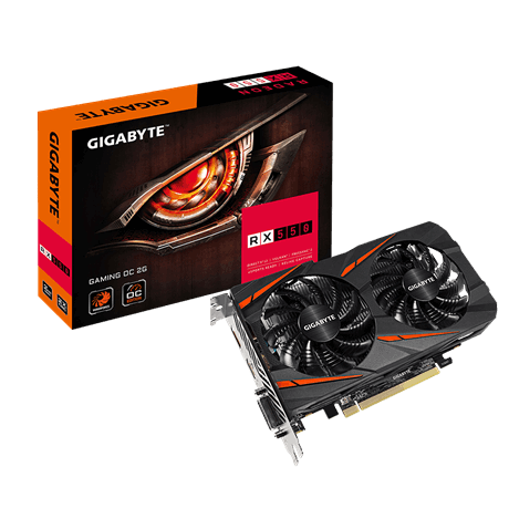 Scheda grafica Radeon RX 550 Gaming OC 2G GV-RX550GAMING OC-2GD