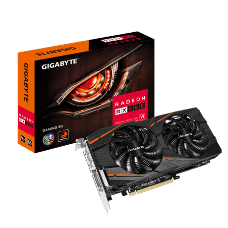 Scheda Video Radeon RX 580 Gaming 8G - GV-RX580GAMING-8GD