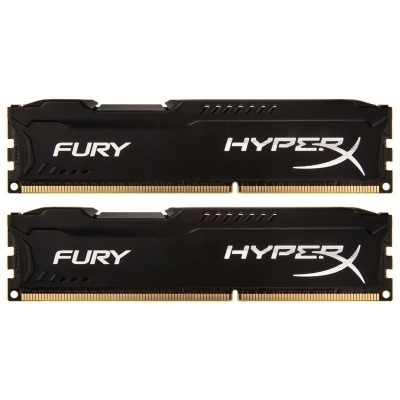 RAM DDR3 Kingston HyperX Fury Black HX313C9FBK2/16