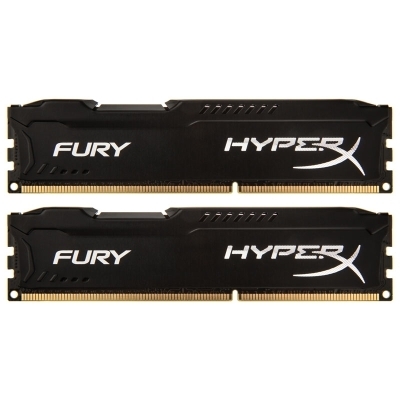 RAM DDR3 Kingston HyperX Fury Black HX316C10FBK2/16 RAM DDR3 Kingston HyperX Fury Black HX316C10FBK2/16