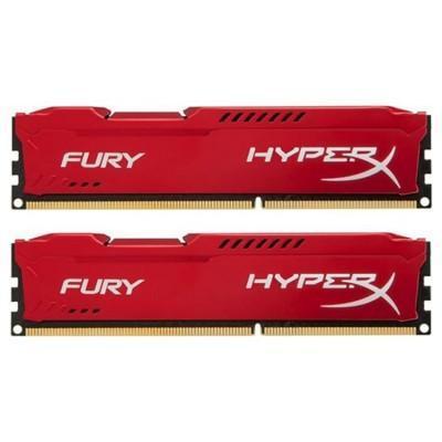 RAM DDR3 Kingston HyperX Fury Red HX316C10FRK2/16 RAM DDR3 Kingston HyperX Fury Red HX316C10FRK2/16