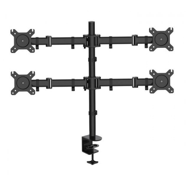  Supporto da scrivania per 4 Monitor 13-27" con morsetto