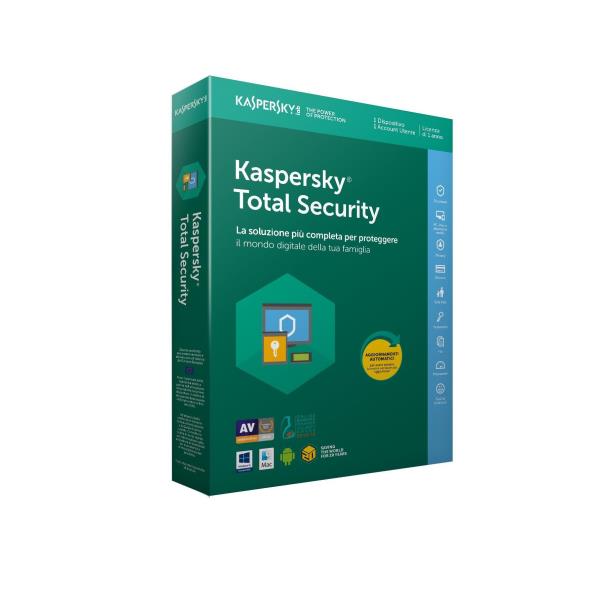 Kaspersky Total Security Licenza 1 dispositivo 1 anno