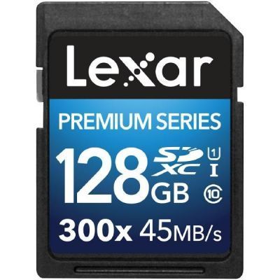 Flash Memory Card Lexar Premium Series 300x 128GB