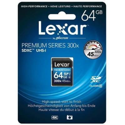 Flash Memory Card  Lexar Premium Series 300x 64GB