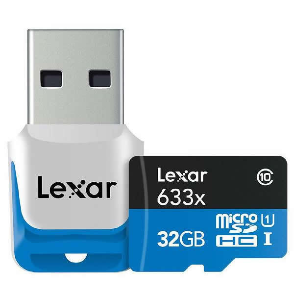 Flash Memory Card Lexar High-Performance 633x 32GB