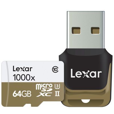 Flash Memory Card Lexar Professional 1000x 32GB Micro SDHC Flash Memory Card Lexar Professional 1000x 32GB Micro SDHC