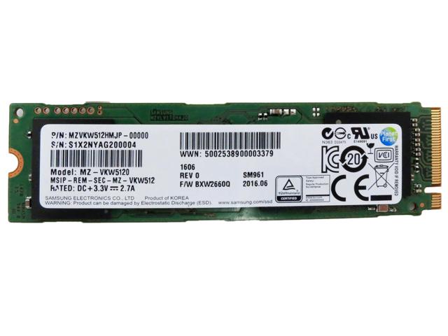SSD Samsung M.2 80mm PCIe 3.0 MZVKW512HMJP-00000 SSD Samsung M.2 80mm PCIe 3.0 MZVKW512HMJP-00000