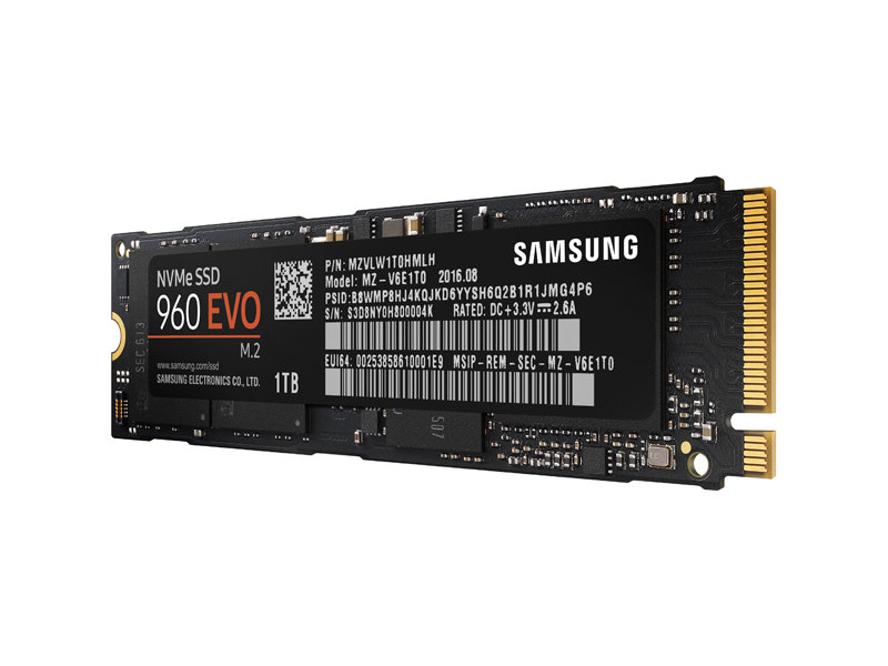 SSD Samsung 960 EVO NVMe MZ-V6E1T0BW SSD Samsung 960 EVO NVMe MZ-V6E1T0BW