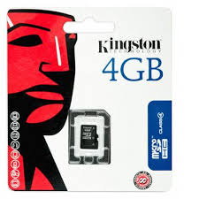 Flash Memory Card Kingston SDC4/4GBSP