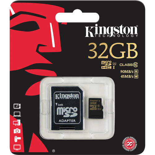 Flash Memory Card Kingston SDCA10/32GB Flash Memory Card Kingston SDCA10/32GB