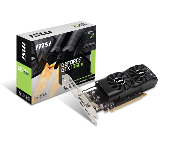 Scheda video MSI GeForce GTX 1050 Ti 4GT LP - V335-001R Scheda video MSI GeForce GTX 1050 Ti 4GT LP - V335-001R