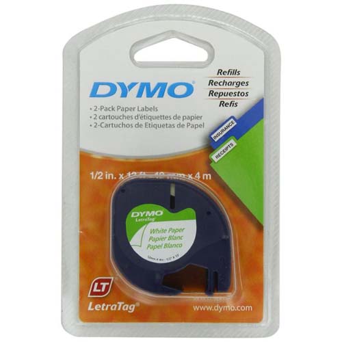 Nastro Dymo LT-100T 12X4 Bianco Nastro Dymo LT-100T 12X4 Bianco