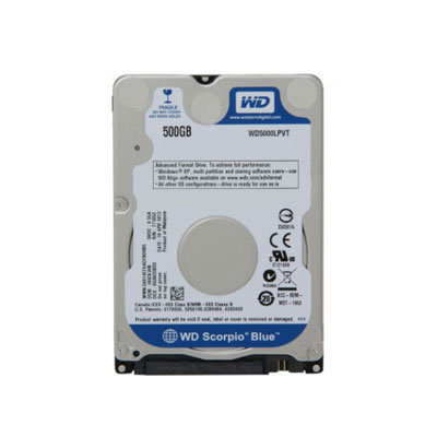 Hard Disk 2.5" WD Scorpio Blue 500GB WD5000LPVX Hard Disk 2.5" WD Scorpio Blue 500GB WD5000LPVX