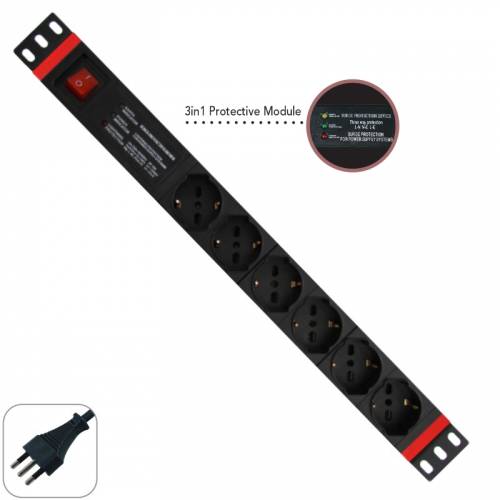 Multipresa Rack WPN-PDU-I06-06 Multipresa Rack WPN-PDU-I06-06