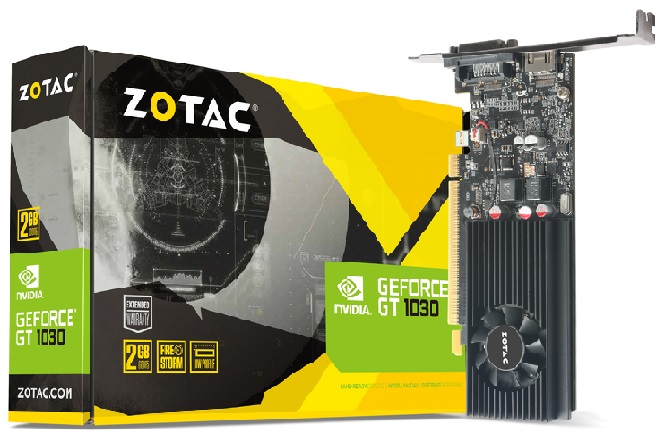Scheda video Zotac GeForce GT 1030 - ZT-P10300A-10L