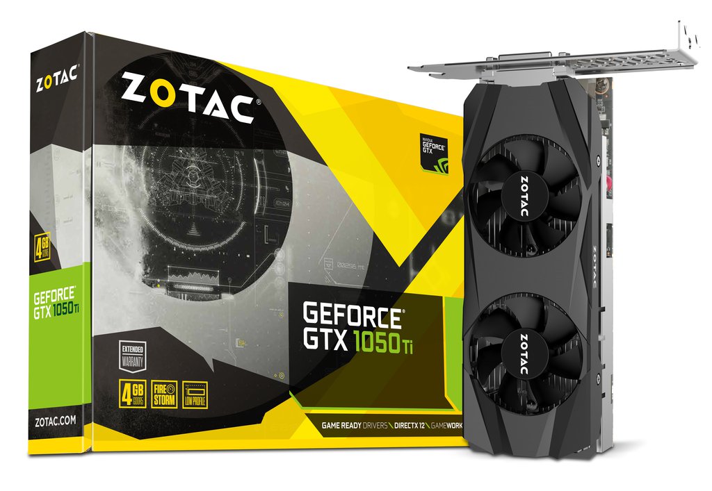 Scheda video Zotac GeForce GTX 1050 Ti Low Profile - ZT-P10510E-10L Scheda video Zotac GeForce GTX 1050 Ti Low Profile - ZT-P10510E-10L