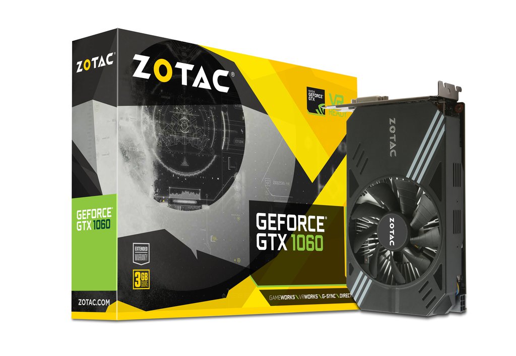 Scheda Video ZOTAC GeForce® GTX 1060 3GB ZT-P10610A-10L Scheda Video ZOTAC GeForce® GTX 1060 3GB ZT-P10610A-10L