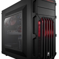 Case da gioco Carbide Series SPEC-03 con LED rosso - CC-9011052-WW