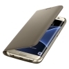Cover Flip Wallet Samsung Galaxy S7 Edge Gold