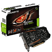 Scheda grafica GeForce GTX 1050 Ti OC GV-N105TOC-4GD